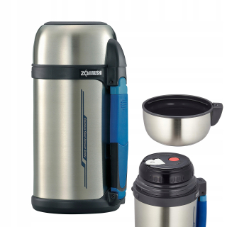 Termoska, termonádoba - Termoska Zojirushi SF-CC13-XA 1,3 l, odtiene sivej